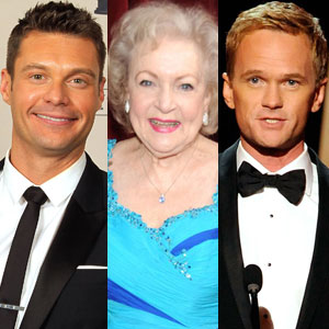 Ryan Seacrest, Betty White, Neil Patrick Harris Ryan Seacrest, Betty White, Neil Patrick Harris
